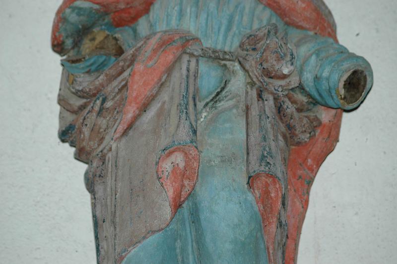 statue : Saint Jean, détail torse - © Monuments historiques