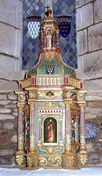 tabernacle et ses statues (statuettes) : Saint Pierre et Saint Paul - © Monuments historiques