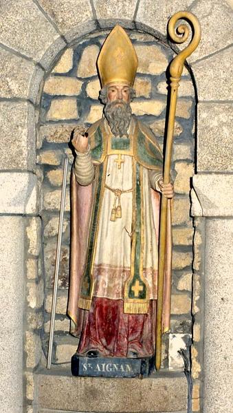 statue : Saint Aignan - © Monuments historiques