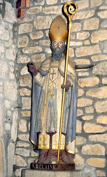 statue : Saint Mélaine - © Monuments historiques