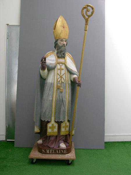 statue : Saint Mélaine restauré - © Monuments historiques
