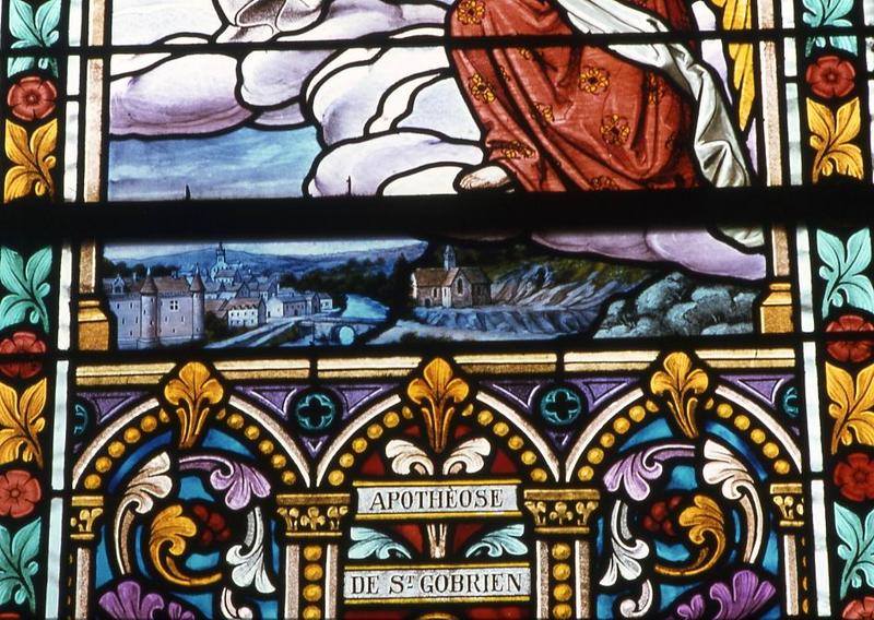 verrières du choeur : vitrail n°2, détail - © Monuments historiques