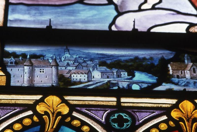 verrières du choeur : vitrail n°2, détail - © Monuments historiques