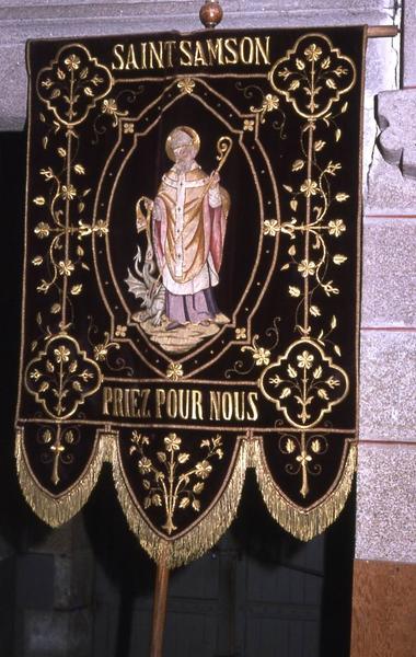 bannière de procession n°2 : Saint Samson (revers) - © Monuments historiques