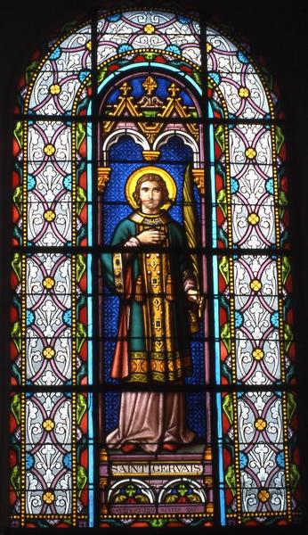 deux verrières du choeur : Saint Gervais - © Monuments historiques