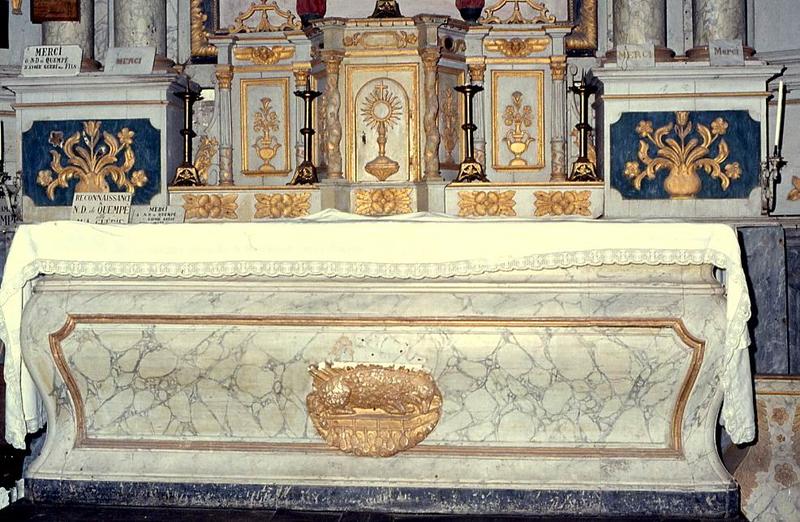 autel, retable et tabernacle - © Monuments historiques