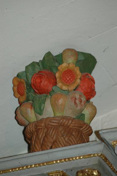 retable, pot de fleurs