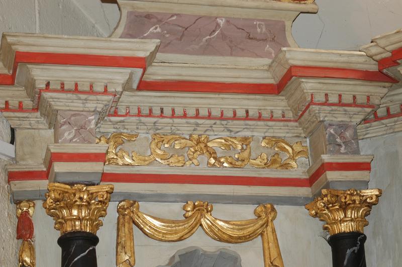 retable : entablement