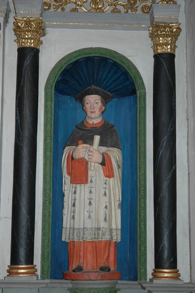 statue : saint Yves (déplacé au retable nord)