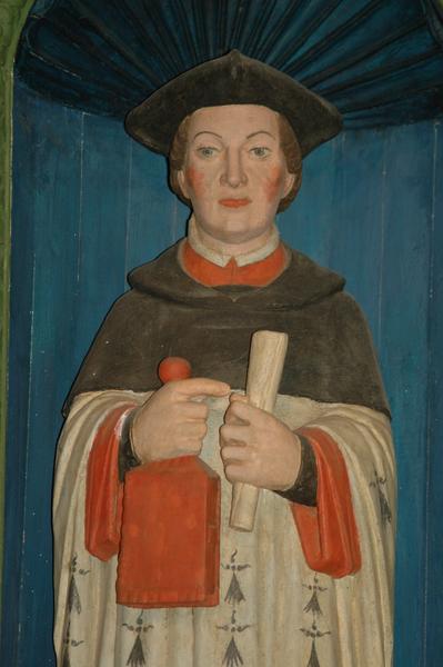 statue : saint Yves (déplacé au retable nord)