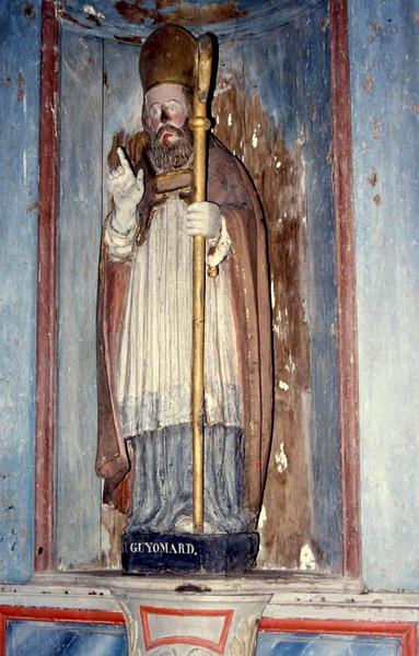 retable, statue : Saint Guyomard