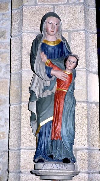 groupe sculpté : Sainte Anne et la Vierge - © Monuments historiques