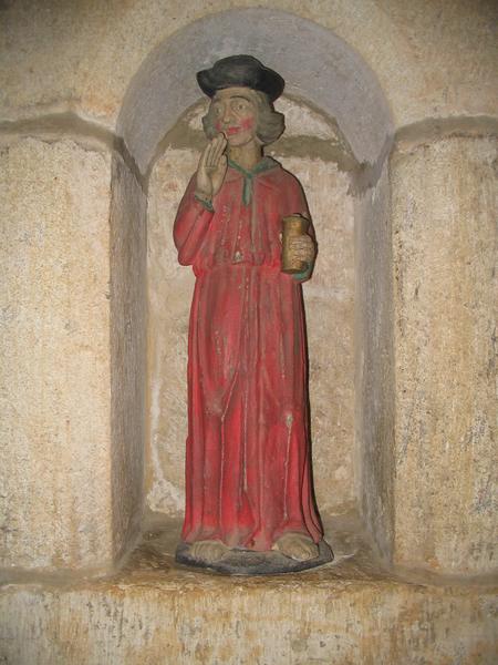 statue (statuette) : Saint Côme ou Saint Damien - © Monuments historiques