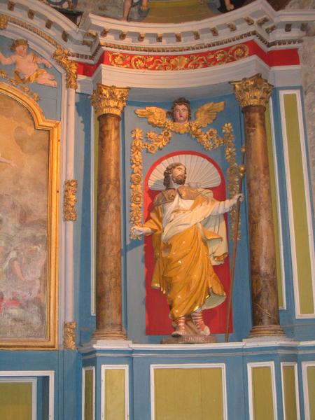 statue du retable majeur : Saint Jacques - © Monuments historiques