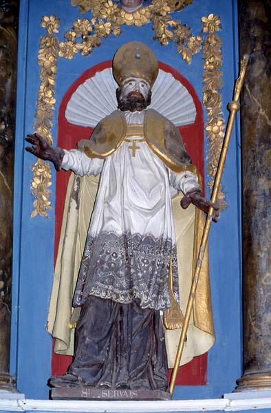 statue du retable majeur : Saint Servais - © Monuments historiques