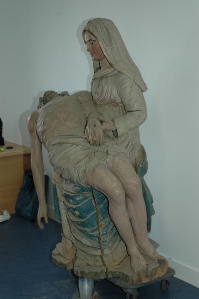 groupe sculpté : Vierge de Pitié