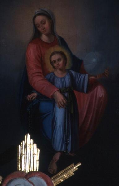 tableau : Le Rosaire, détail