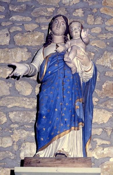 statue : Vierge à l'Enfant - © Monuments historiques