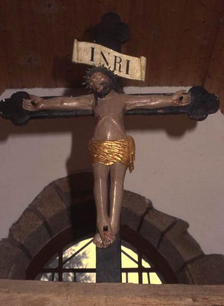 statue de poutre de gloire : Christ en croix