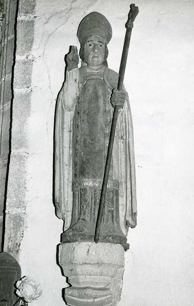 statue : Saint évêque (Saint Clair ?)
