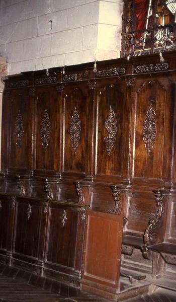 lambris de revêtement (boiseries) et stalles du choeur - © Monuments historiques