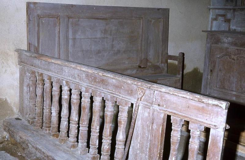 clôture de choeur (table de communion) - © Monuments historiques