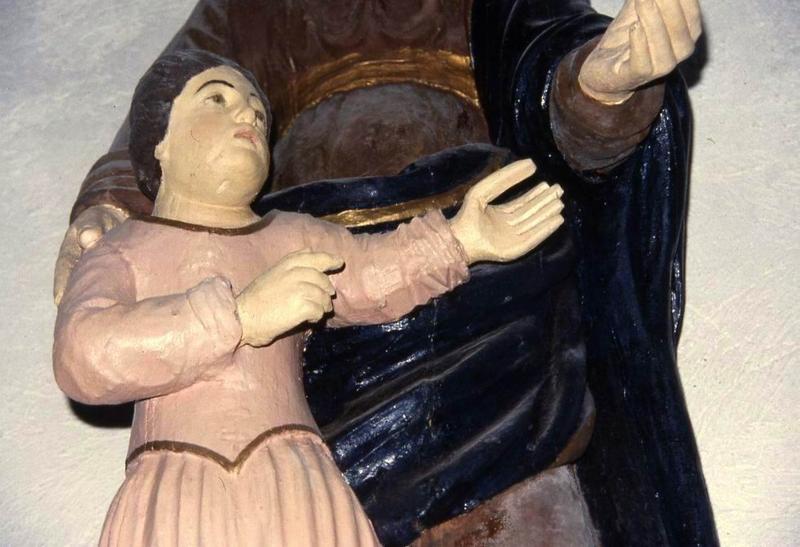 groupe sculpté : Sainte Anne et la Vierge - © Monuments historiques