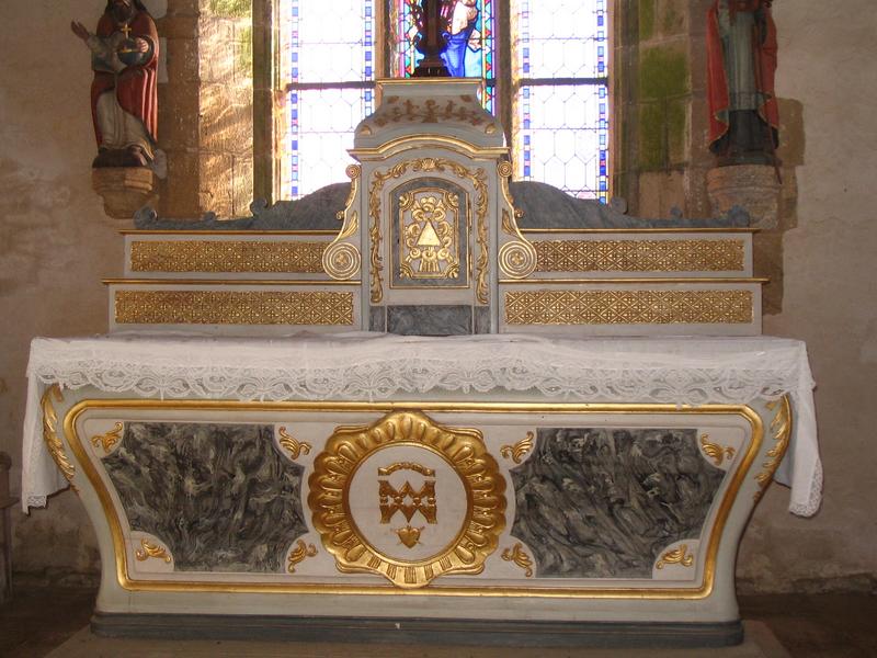 Autel (maître-autel) et tabernacle