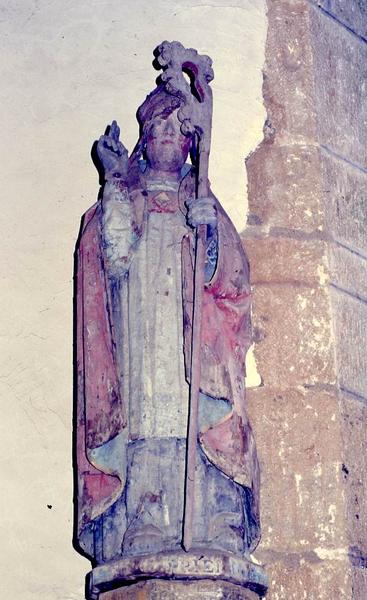statue : Saint évêque (Saint Cyprien) - © Monuments historiques