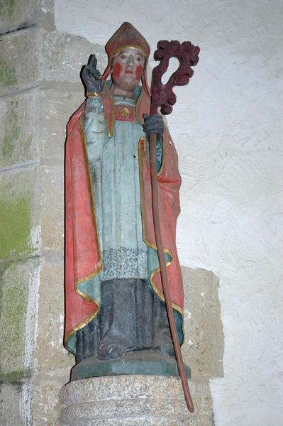 statue : Saint évêque (Saint Cyprien) - © Monuments historiques