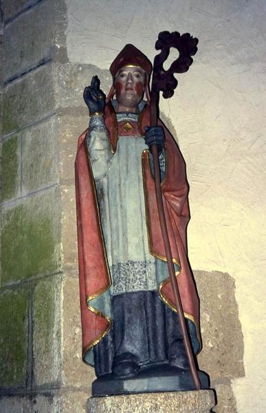 statue : Saint évêque (Saint Cyprien) - © Monuments historiques