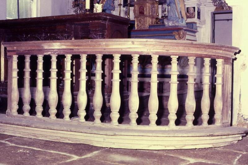 clôture de choeur (table de communion) - © Monuments historiques