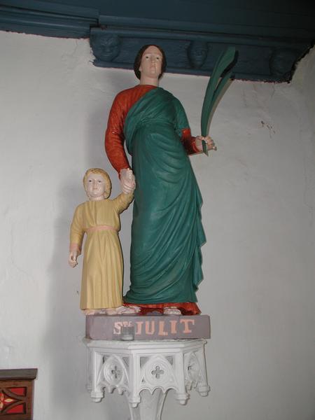 groupe sculpté : Sainte Julitte et saint Cyr - © Monuments historiques
