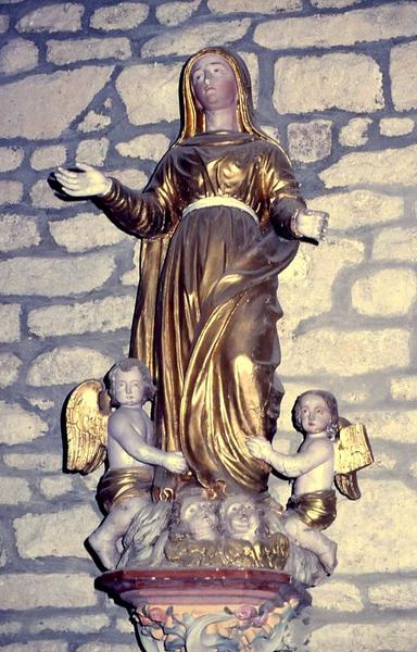 groupe sculpté : Assomption - © Monuments historiques