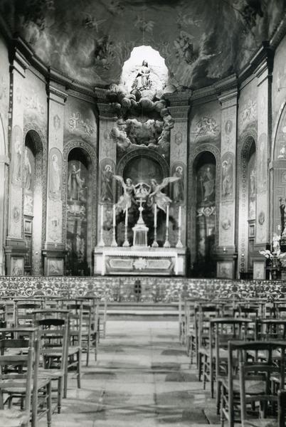 Retable du choeur et tableau : Assomption de la Vierge