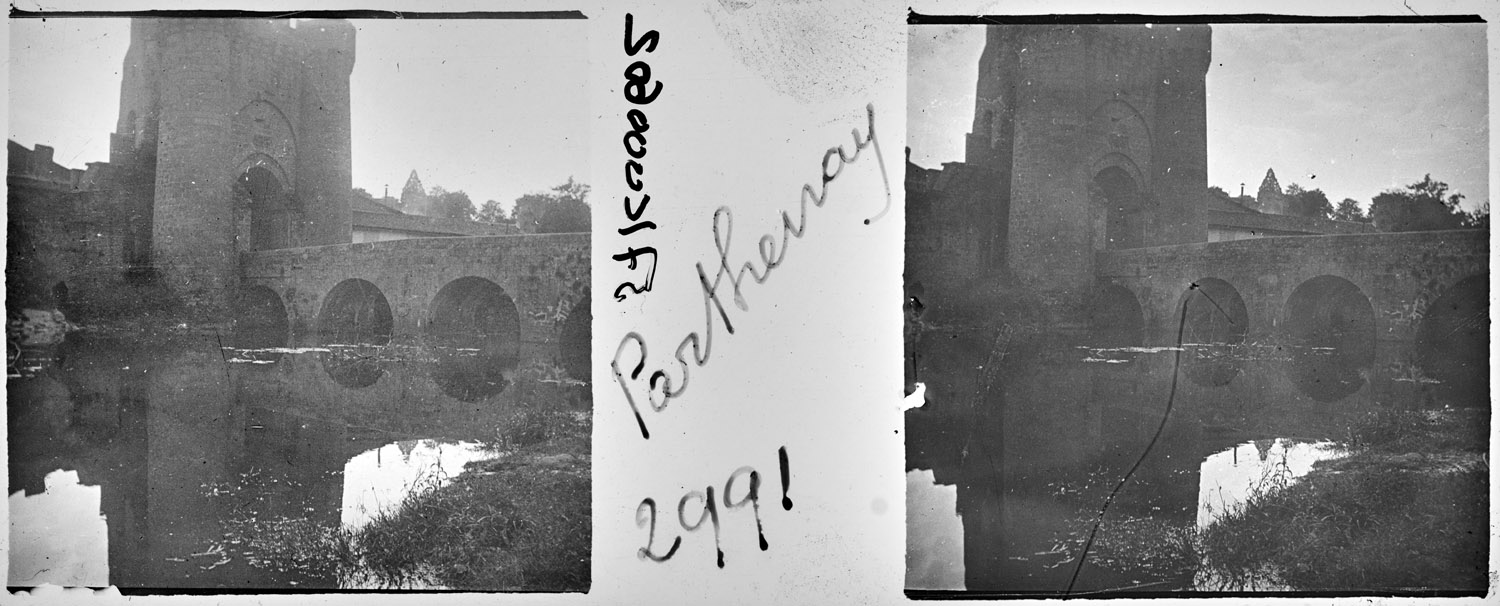 Tour et pont Saint-Jacques vus depuis le Thouet