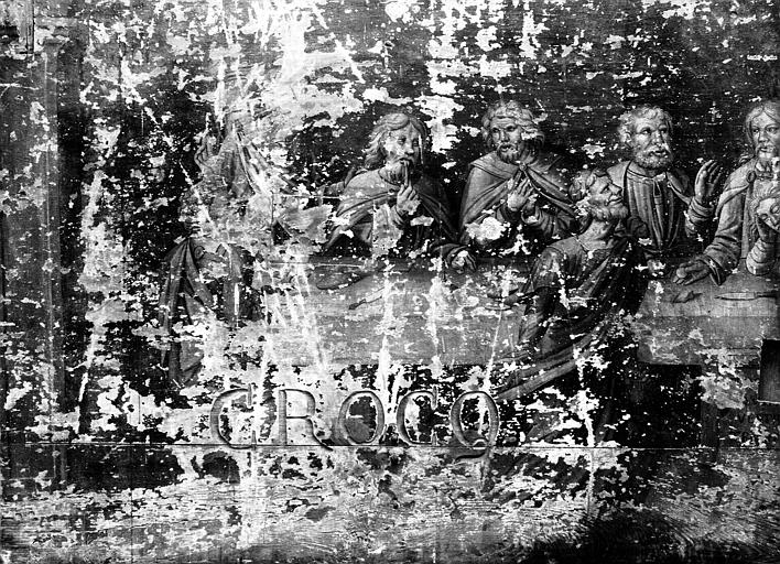 Triptyque, Scènes de la vie de saint Eloi : dos