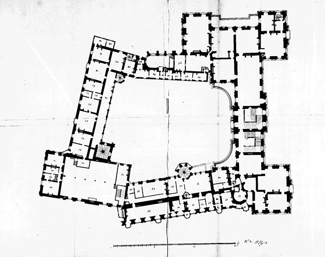 Plan du premier étage