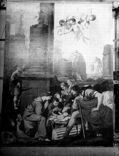 Peinture sur toile : Adoration des Bergers - © Ministère de la Culture (France), Médiathèque du patrimoine et de la photographie, diffusion RMN-GP