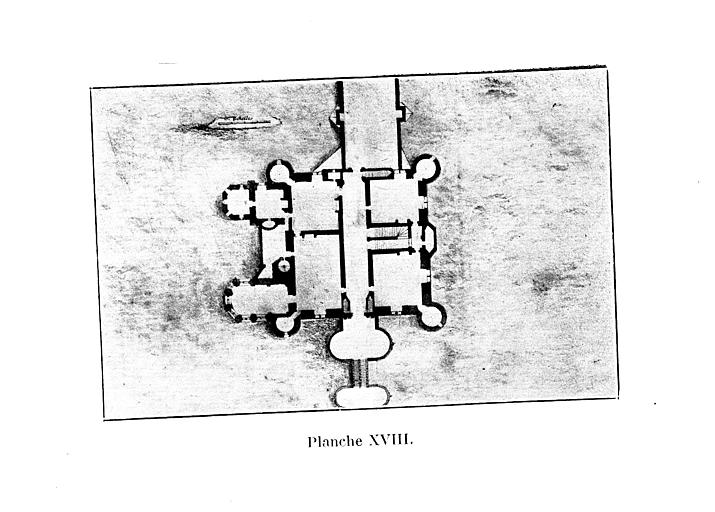 Plan du chasteau de Chenonceaux