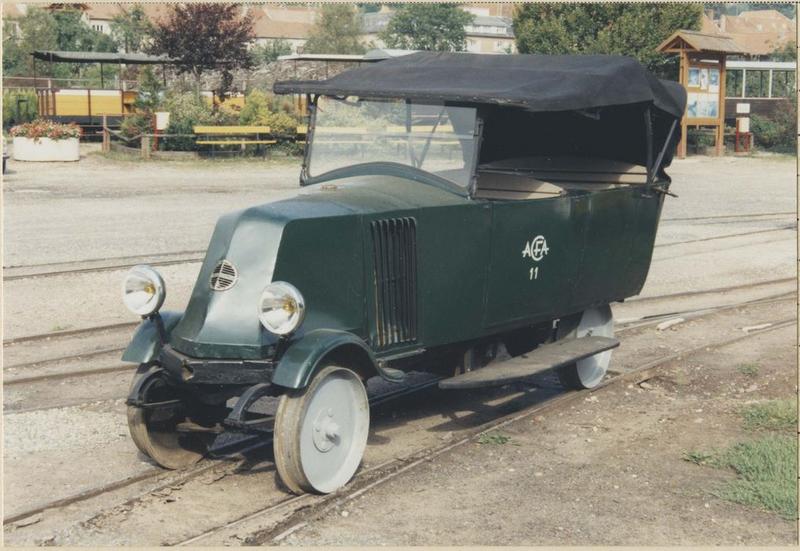 draisine d'inspection Renault NN 1, à voie inférieure à 1 mètre