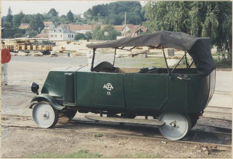 draisine d'inspection Renault NN 1, à voie inférieure à 1 mètre