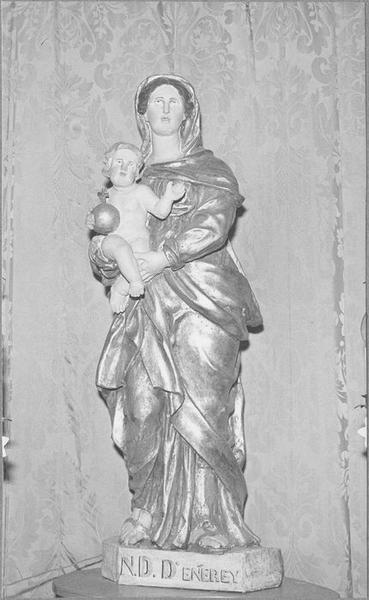 statue : Vierge à l'Enfant dite Notre-Dame-d'Ennery