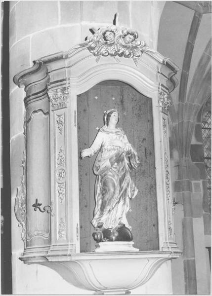 statue, niche : Vierge