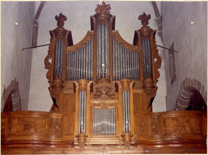 orgue de tribune : tribune et buffet d'orgue