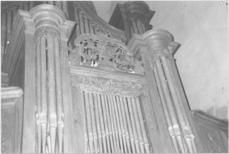 orgue de tribune : tribune et buffet d'orgue (positif)