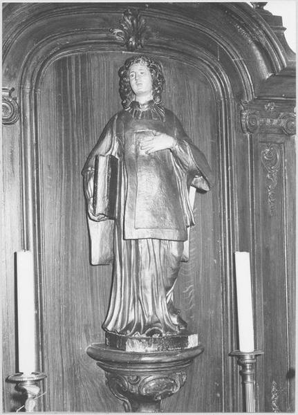 statue : saint Gibrien (autel secondaire sud)