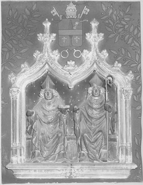 Bas-relief : saint Rémy et saint Léger