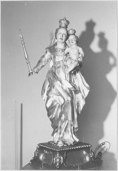 statue, socle : Vierge à l'Enfant