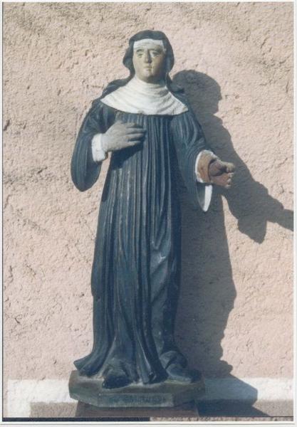 statue : Sainte Walburge